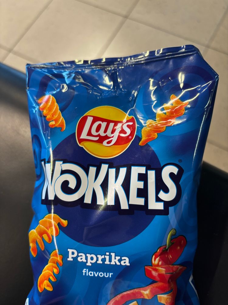 A bag of crisps called Wokkels