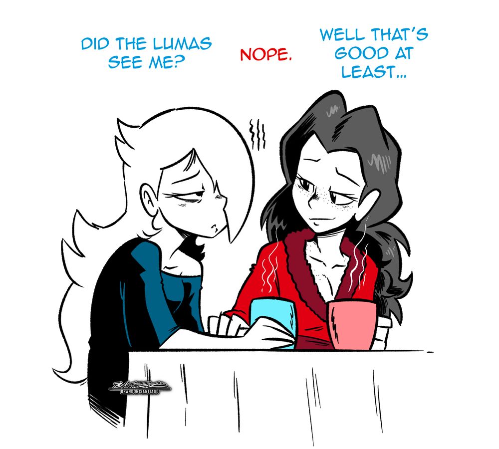 Hungover, Rosalina is having morning coffee with Pauline. She asks if the Lima’s saw her drunk. Pauline says “Nope”. Rosalina is relieved about that at the very least.
