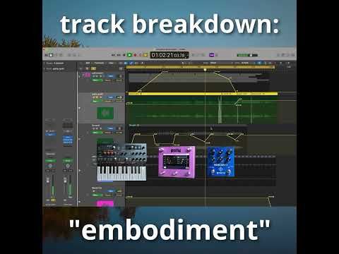 clip from my track breakdown video for “embodiment” #ambientmusic #musicproduction