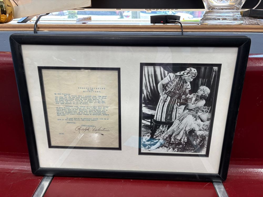 Both items shown in a frame. 
