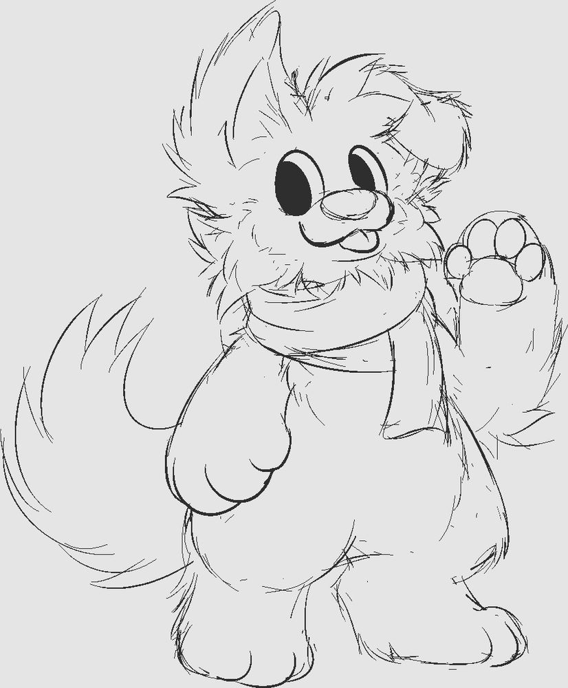 Digital art drawn in SAI V2. Binary-pen doodle of Alex