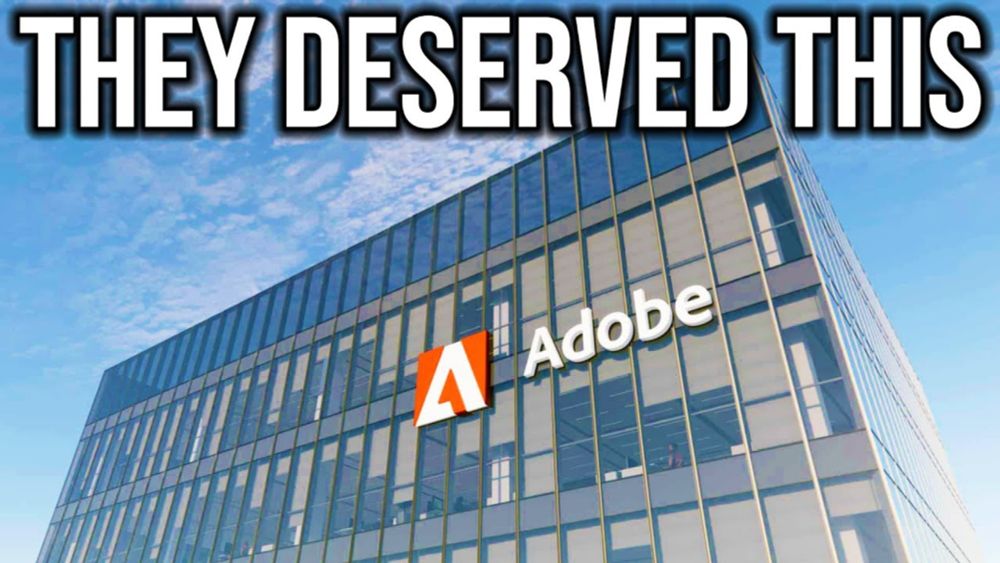 Adobe Is Getting Sued By The US Government... (great news!)