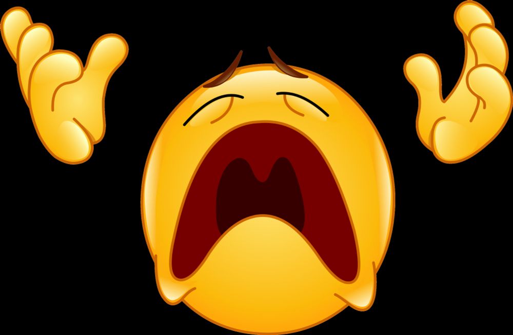 Crying weeping emoji