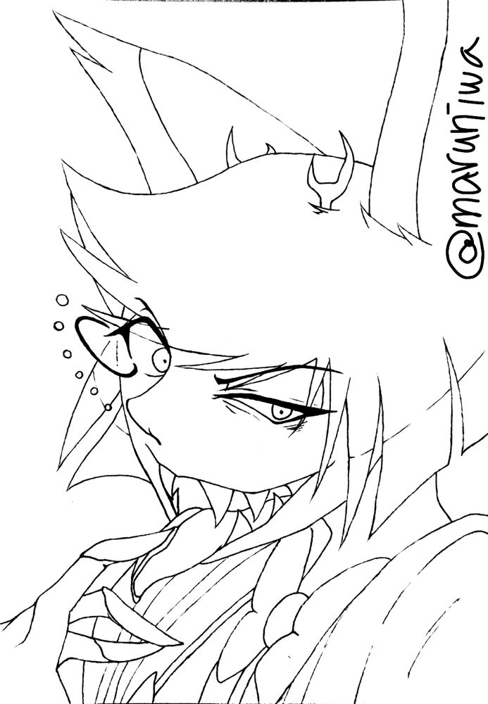 線画(スキャンのすがた)