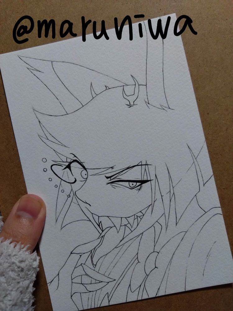 線画(無加工写真)