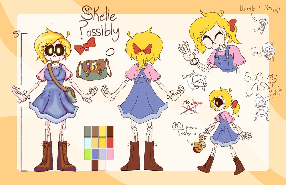 Character sheet for my persona