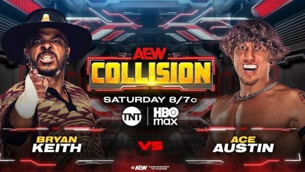 Match graphic for Bryan Keith vs Ace Austin