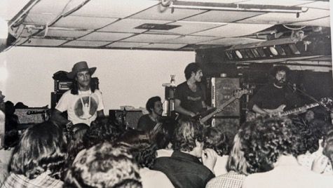 Legion of Mary playing a dingy room somewhere in the East Coast, early 1975