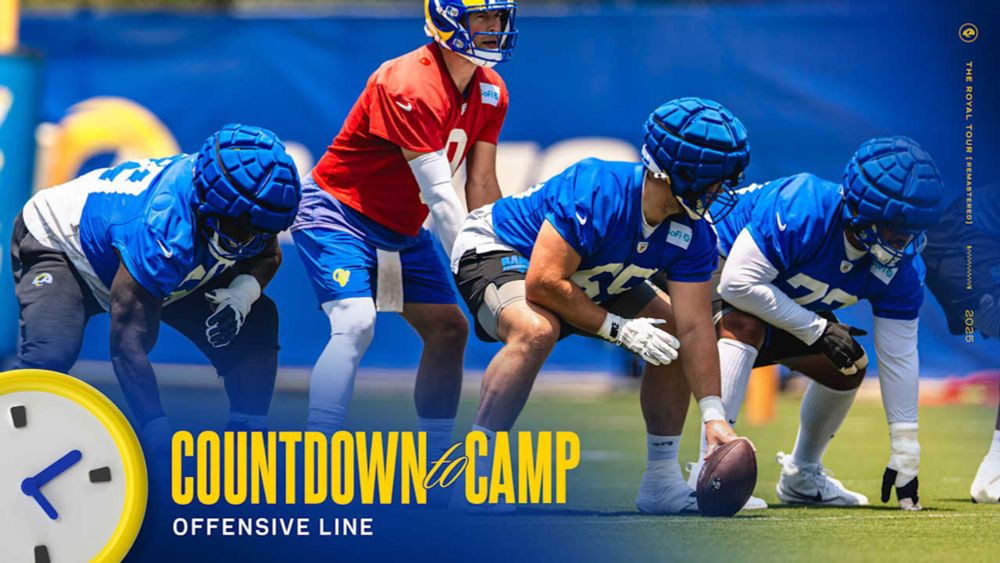 Countdown to Camp: Continuity is offensive line's strength in 2025, but hinges on health