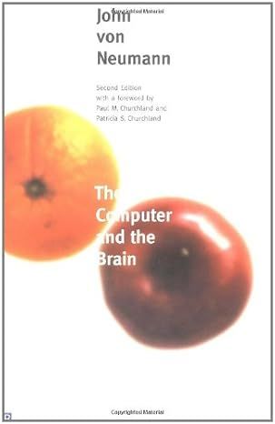 Cover of the second (2000) edition of John von Neumann's "The Computer and the Brain", originally published in 1958 