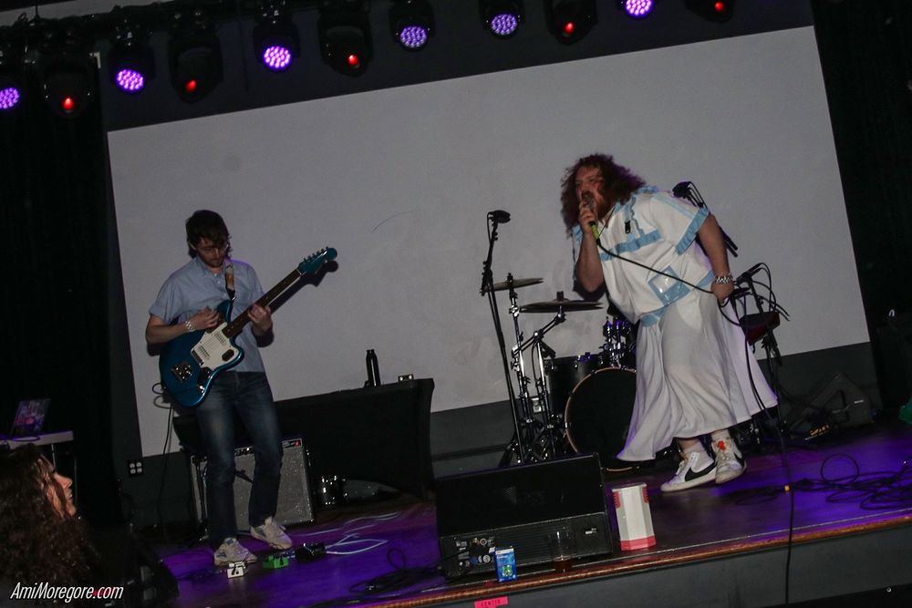 Ultradeluxe performing on stage