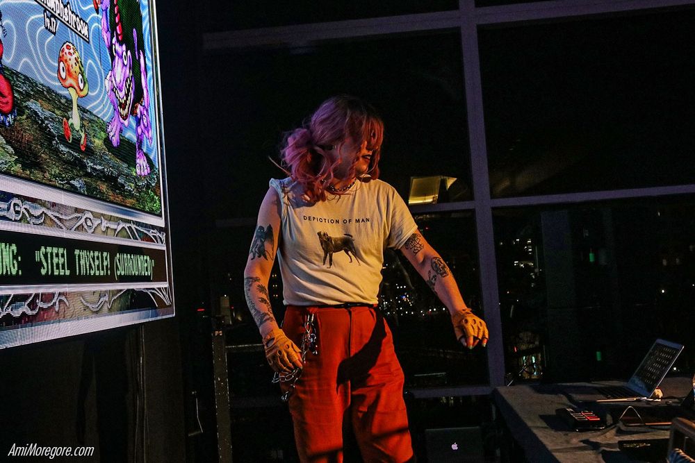 Fighting Island performing on stage