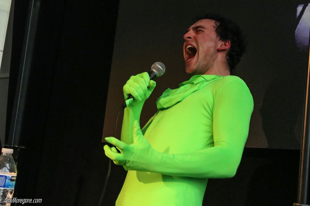 JoeBro performing on stage 