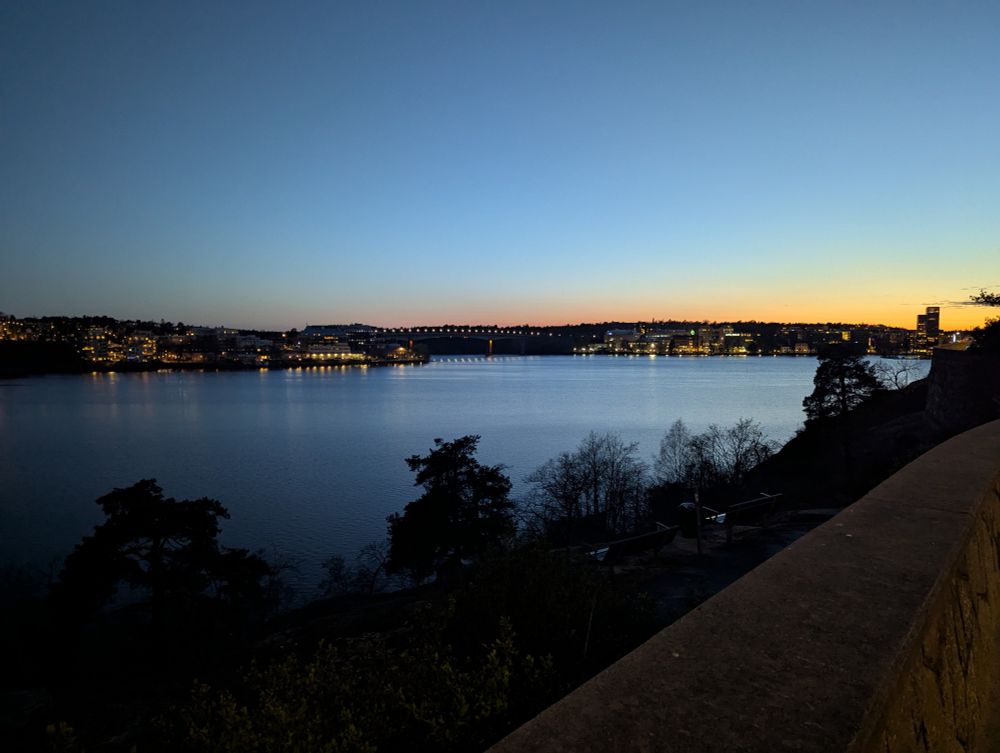 Stockholm at dark 