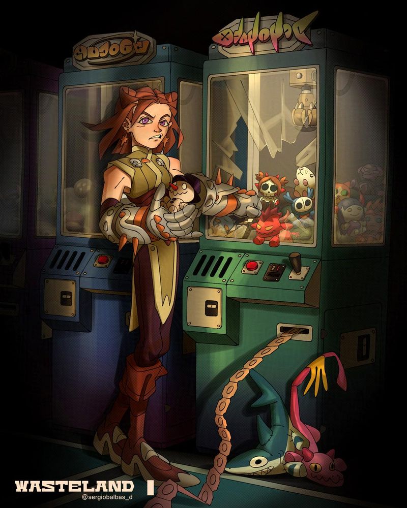 WASTELAND es un proyecto personal de ilustración, diseño de personajes y worldbuilding (OC: Dalia). Digital Art.
