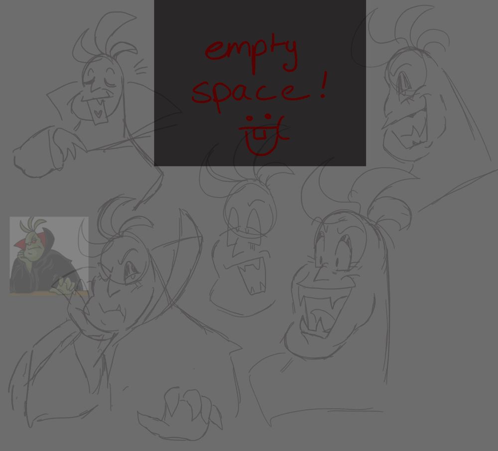 various stylized sketches of doctor sloth from neopets