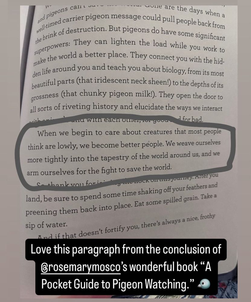 "When we begin to care about creatures that most people think are lowly, we become better people. We weave ourselves more tightly into the tapestry of the world around us, and we arm ourselves for the fight to save the world."