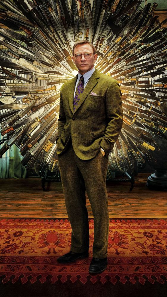 Benoit Blanc (played by Daniel Craig) from Knives Out