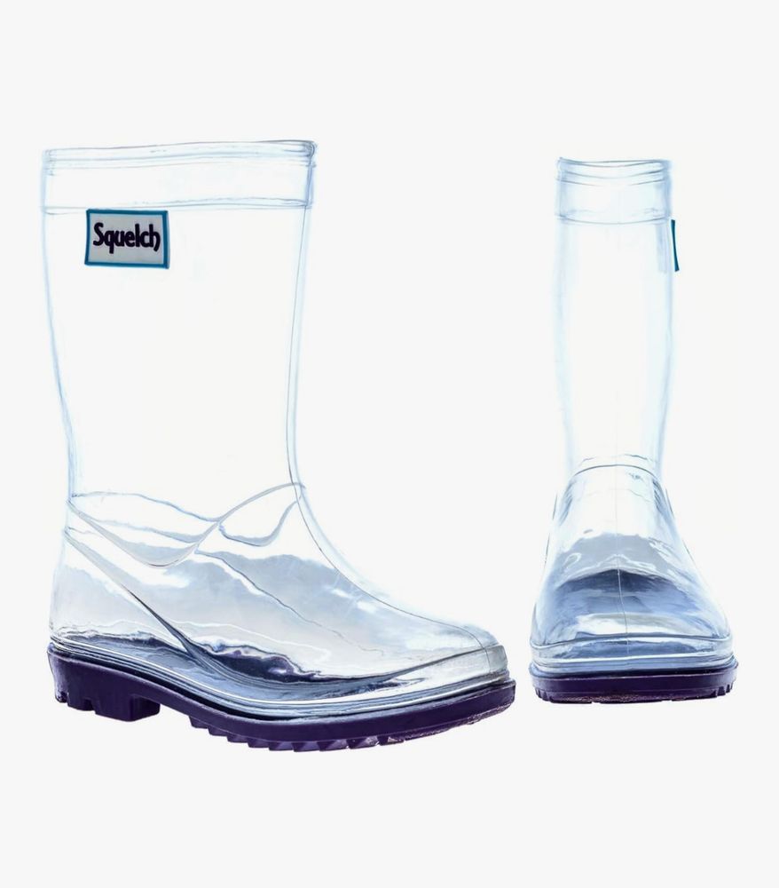 Durchsichtige Gummistiefel 
