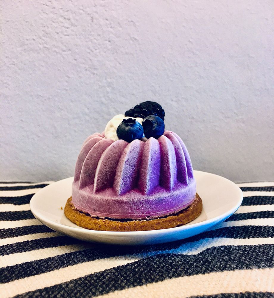 Blueberries mini cake