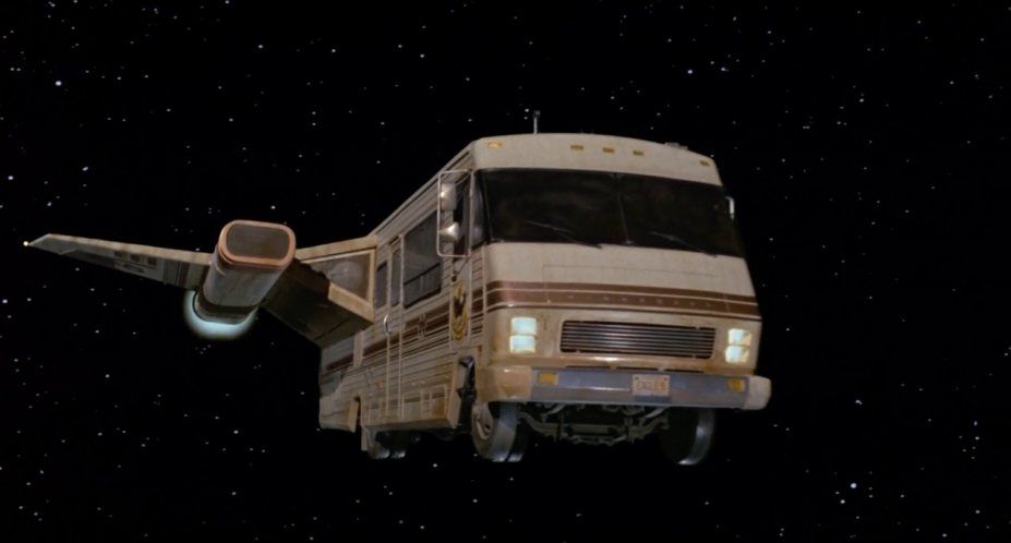 Lone Starr and Barf's Winnebago from Spaceballs (1987).