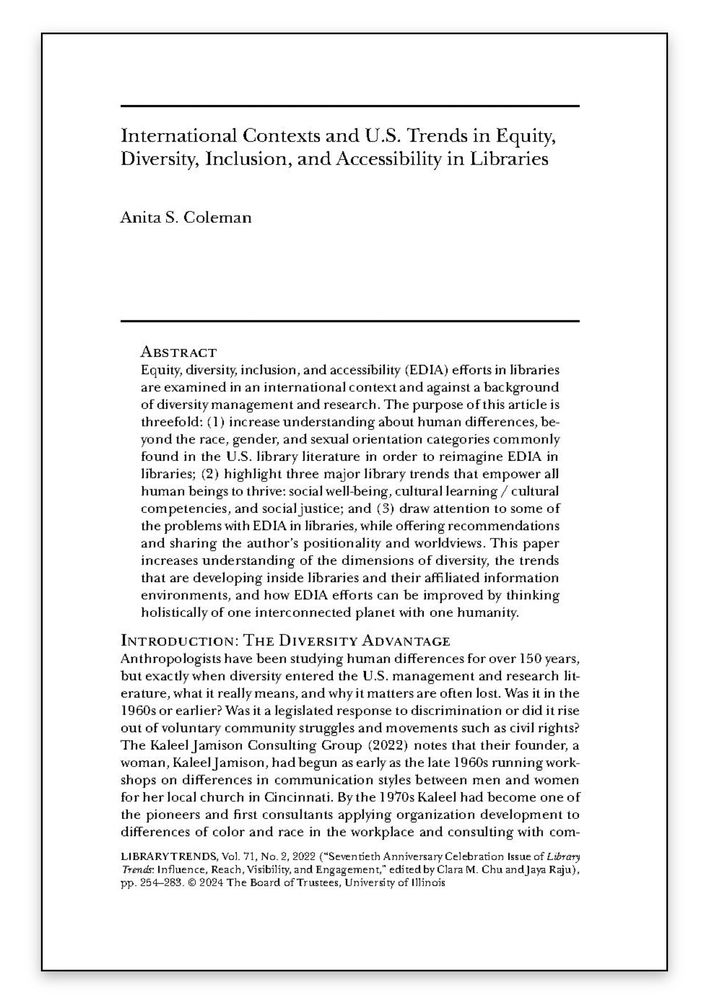 Screenshot of first page of article showing title author, abstract, intro and journal details!