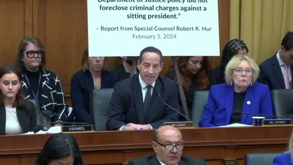 Ranking Member Raskin's Opening Statement: Hearing with Special Counsel Robert Hur