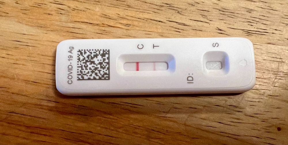A positive COVID-19 test