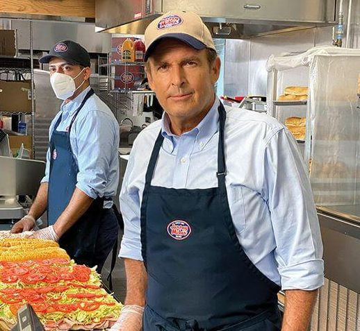 Jersey Mike, Jersey Mike's boss, looking guilty