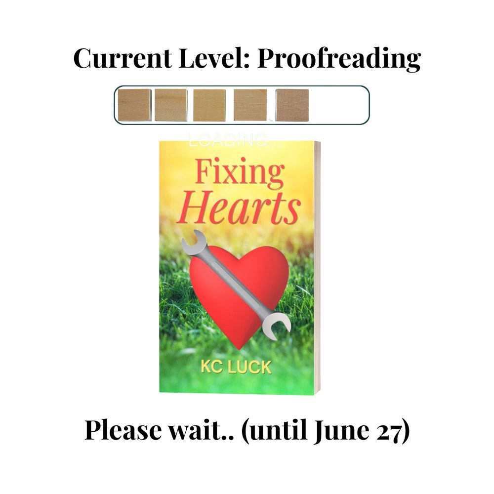 Cover of Fixing Hearts with a status bar.