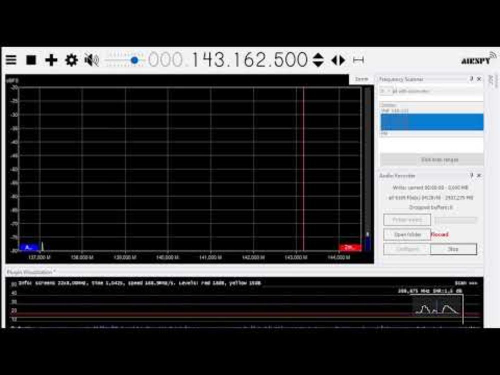 Live Mode S UHF/VHF recordings Military 137-144, 224-400