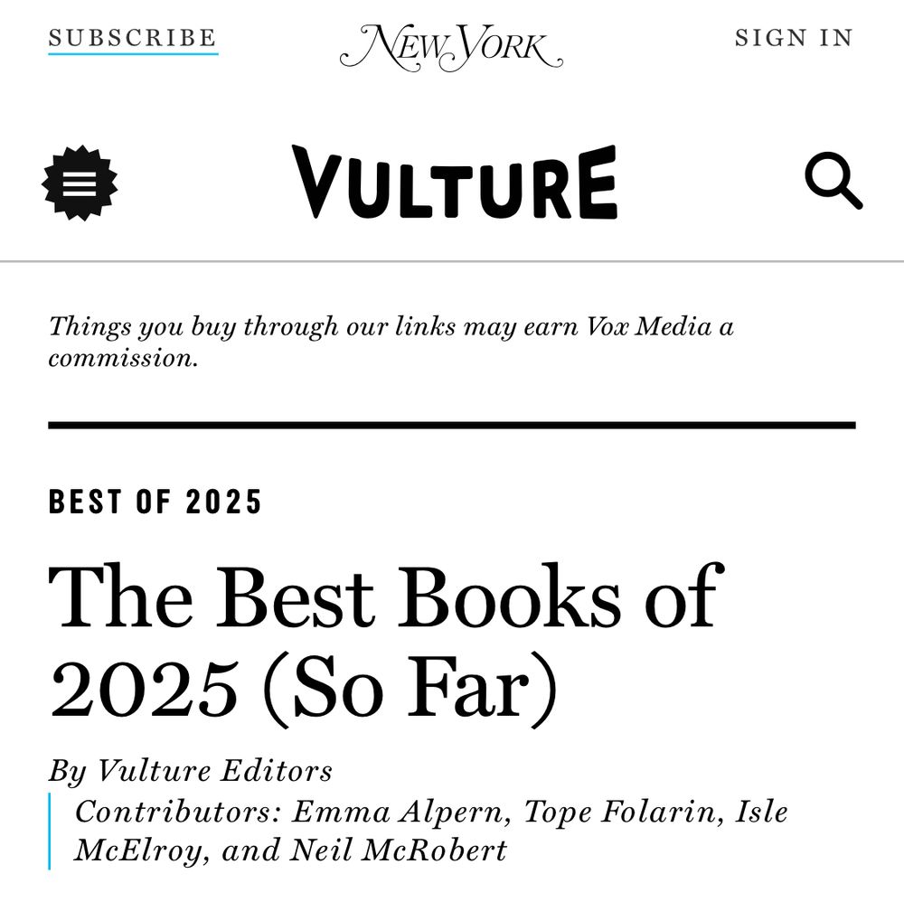 The best books of 2025 so far