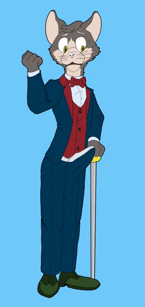 Suddenly, the Showrunner's pants reveal he's hiding something... something BIG underneath.
