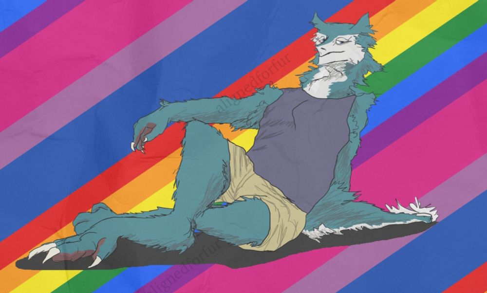 Prideful Sergal by furaligned