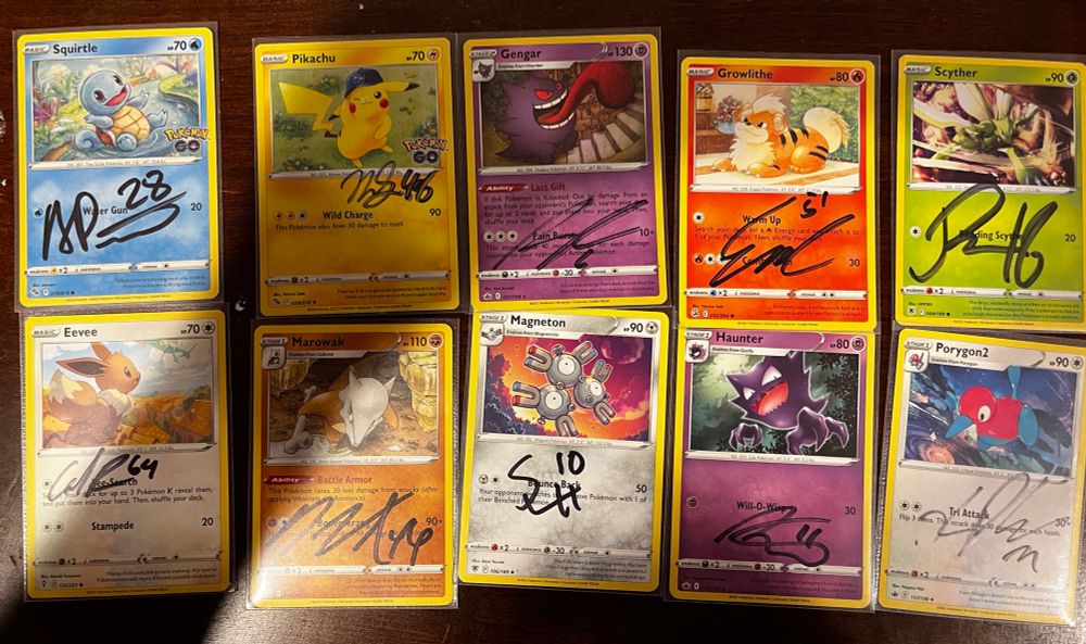 top row L-R: alex romanov, matthew schaeffer, ryan pulock, emil heineman, pierre engvall
bottom row L-R: calum ritchie, jg pageau, simon holmstrom, anthony duclair, kyle palmieri