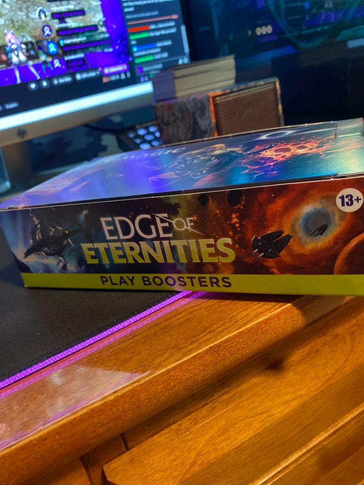 Image of an Edge of Eternities MtG booster box