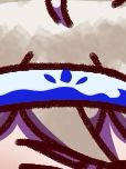 Image of a blue and white headband