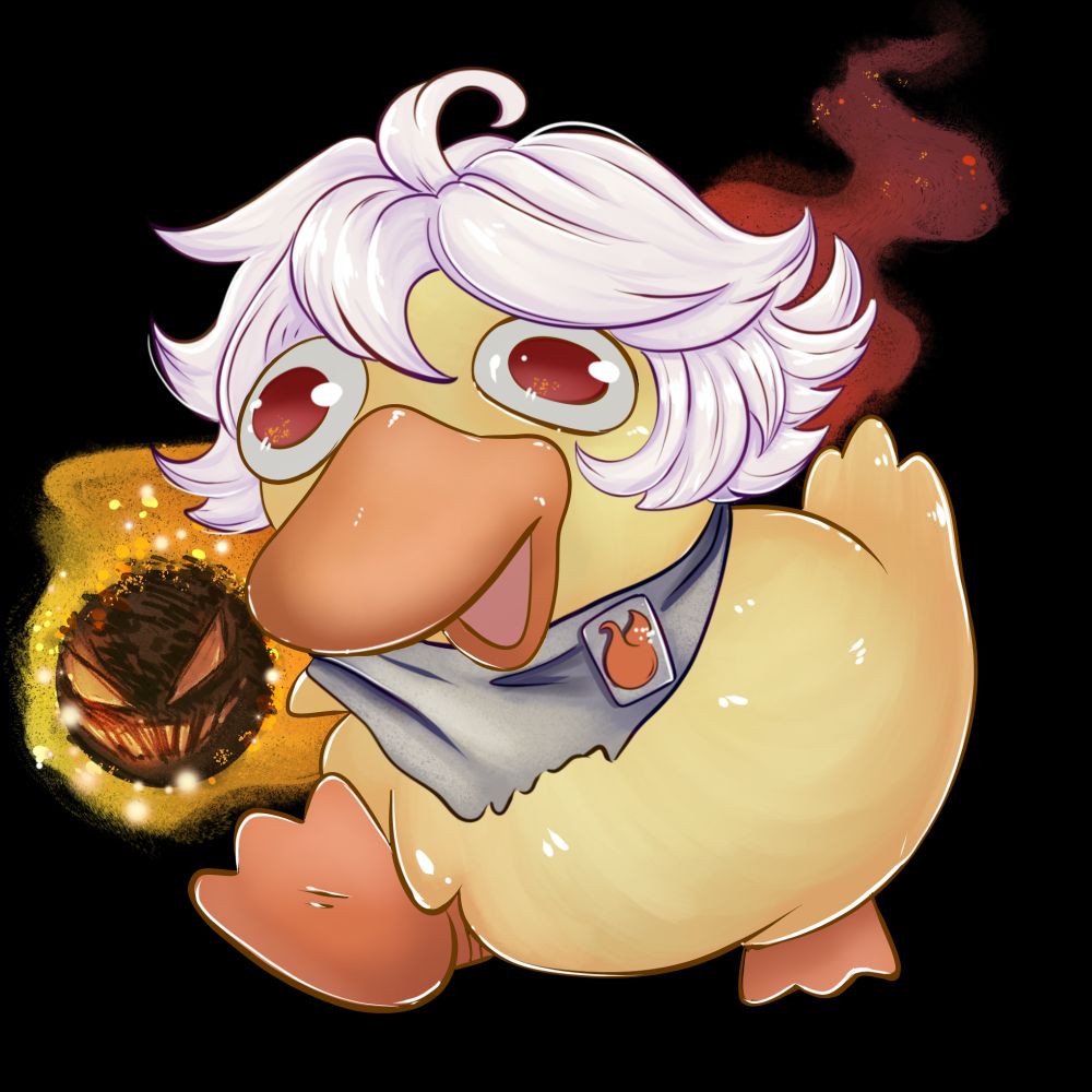 Image of RedMaster as a duck
