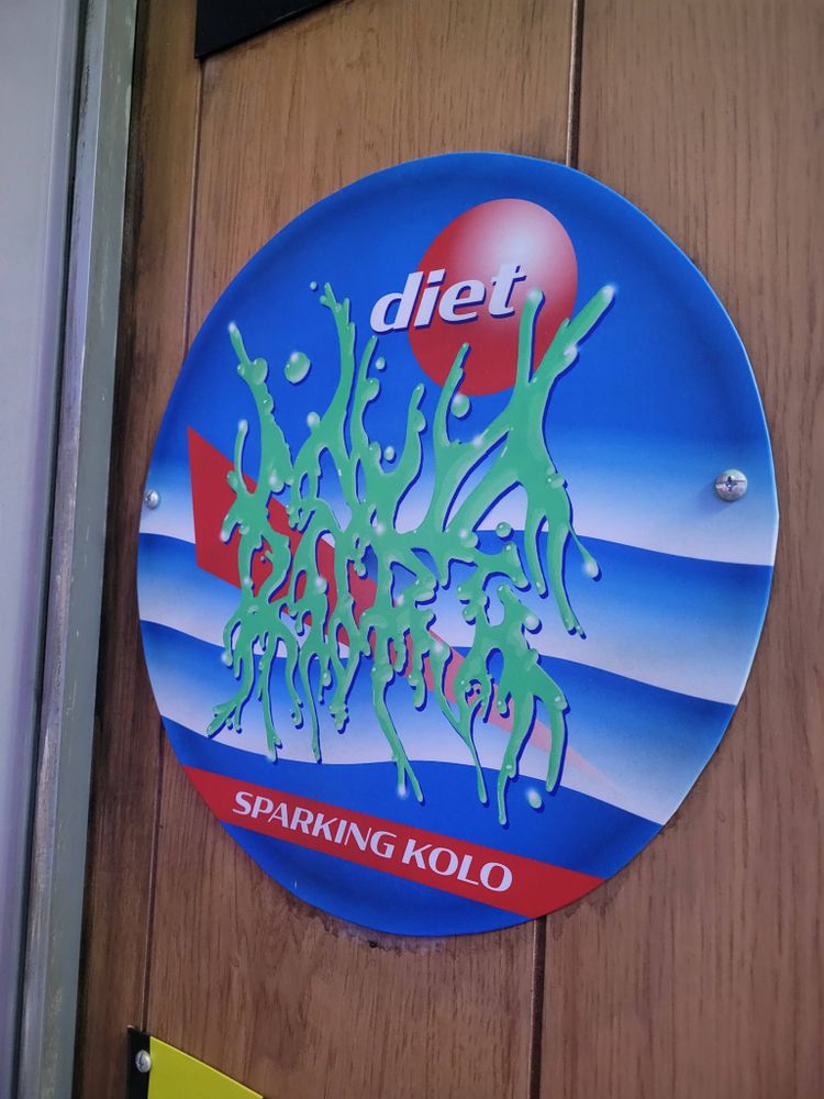 An ad for diet Sparkling Kolo