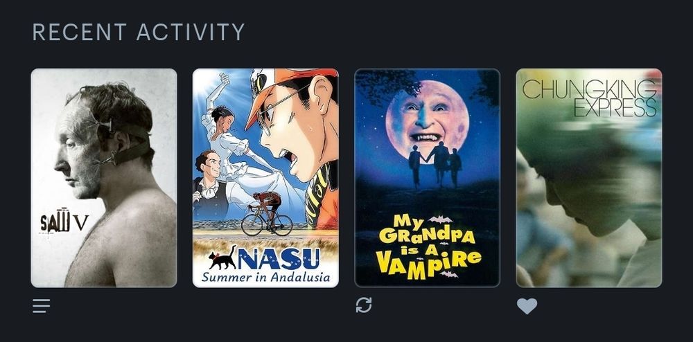 Saw V
Nasu Summer in Andalusia
My Grandpa is a Vampire
Chungking Express