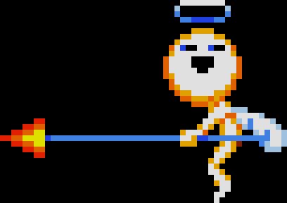 Beau, the helpful - if annoyingly repetitive - weak point-spotting character in the game Dynamite Headdy.