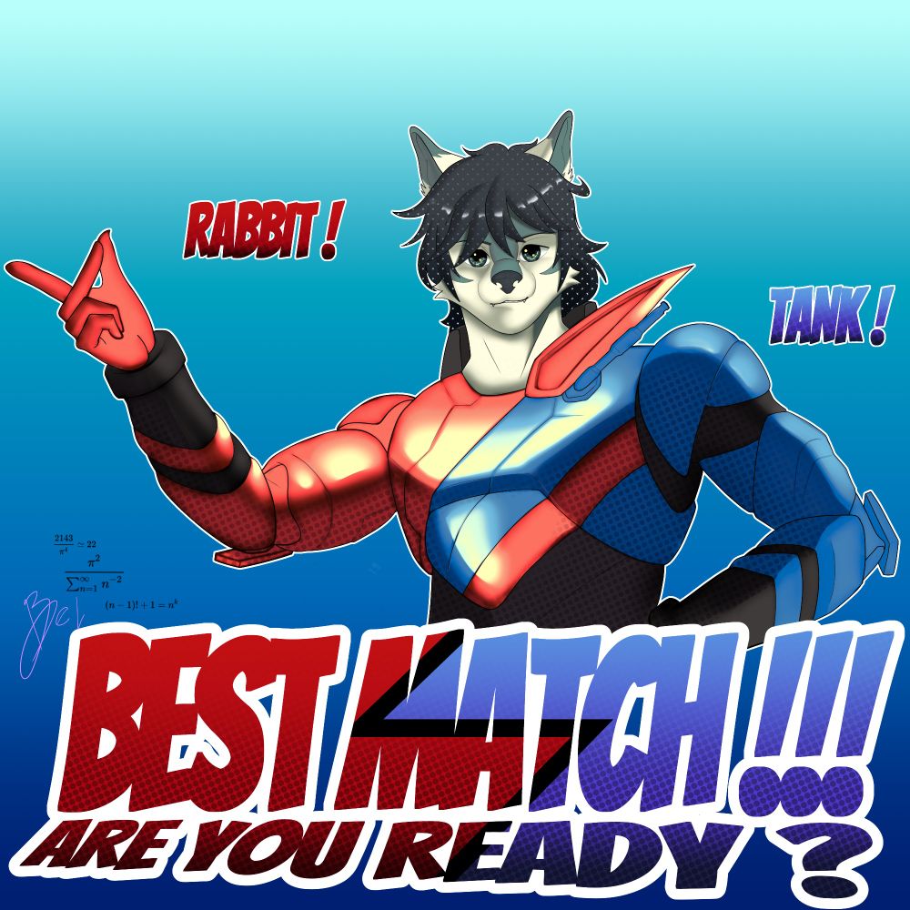 fanart of an antropomorthic wolf wearing a kamen rider suit