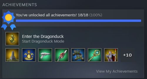 Picture showing a completed set of Steam achievment icons from the game Breath of Death VII: The Beginning: Reanimated. (Yes It's the actual title of the game.)