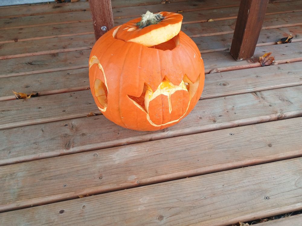 It sits outside, age starts to show