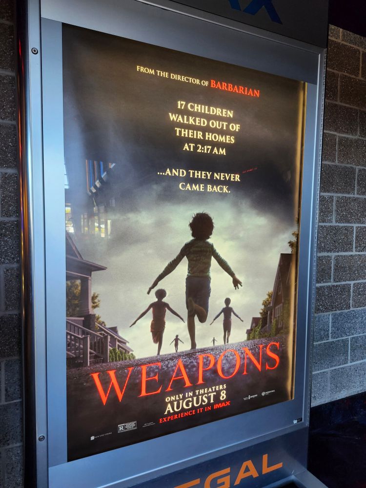 WEAPONS poster