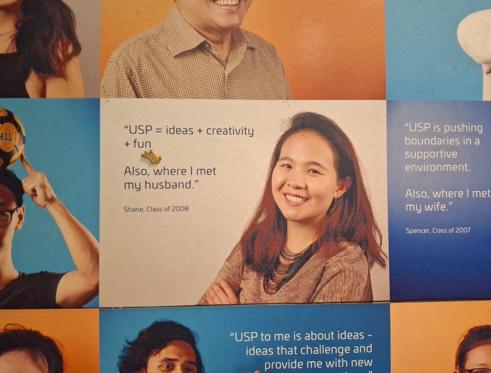 quote of graduate Shane, class of 2008 "USP = ideas + creativity + fun. Also, where I met my husband"