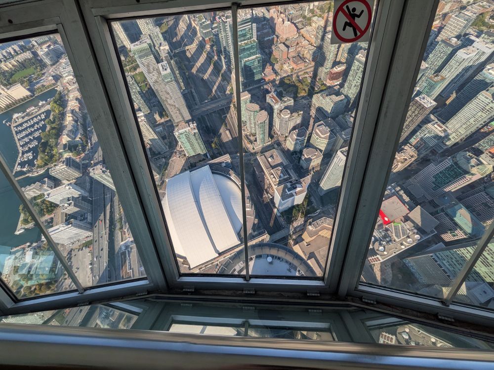 View from cn tower