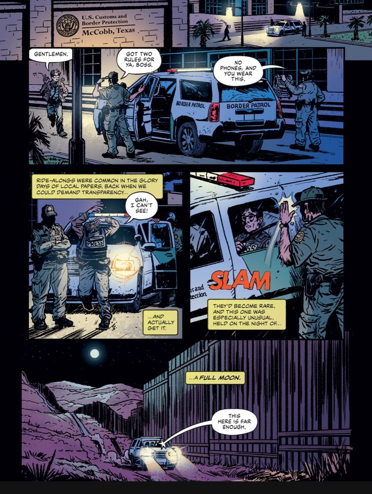 Comic art by Anna Readman and Brad Simpson