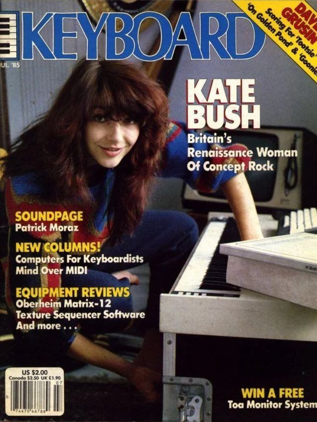Kate Bush on Keyboard Magazine