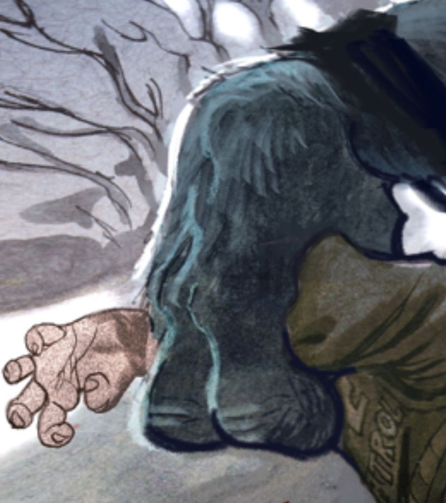 Werewolf priest commission tease